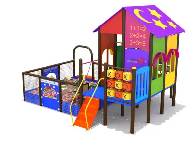 Indoor Playground Playhouse 3D model