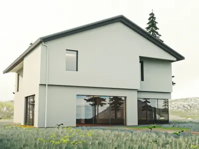 small house Low-poly 3D model purchase