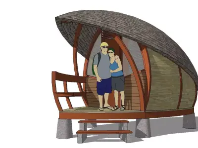 Creative Design-Holiday Cabin-08 3D model