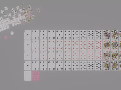 Deck Of Cards 3D model