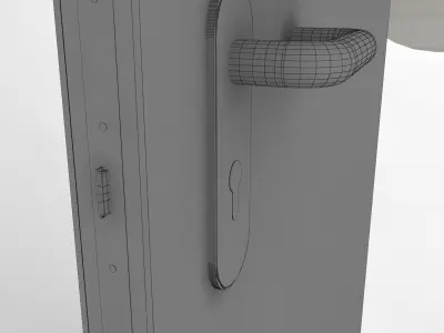 DOOR 1 MAX 2008 3D model
