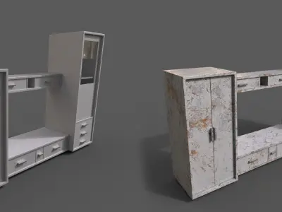 Mega Pack Modern Furniture 3D Model Low-poly 3D model