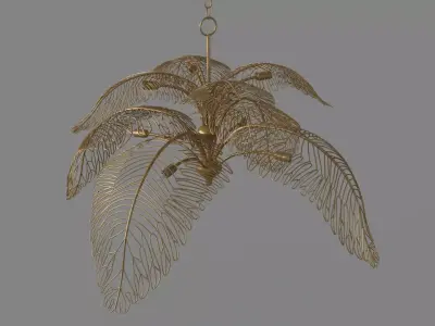 Wonder Eight Light Chandelier 3D model