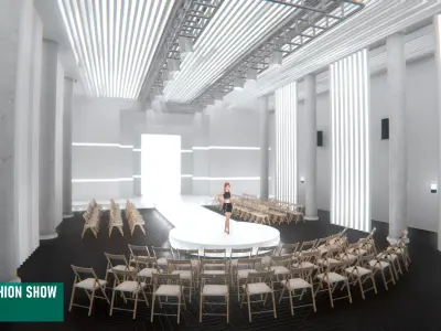 Fashion show - podium 3D model