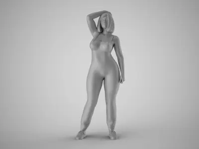 Plain Girl 5 3D print model