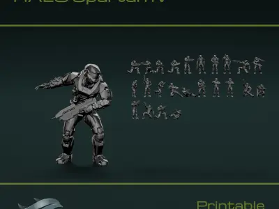 Halo Spartan IV 3D model