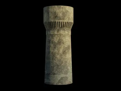 Tower  3D model PBR materials 4K Low-poly 3D model
