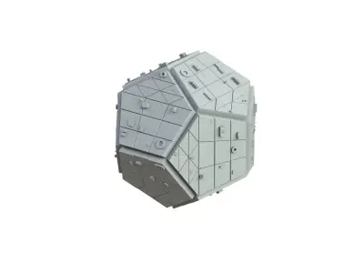 Sci Fi Object No 2153 Low Poly Low-poly 3D model