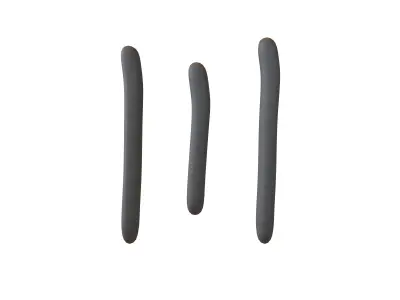 Suzhou Numerals Three V1 001 Low-poly 3D model