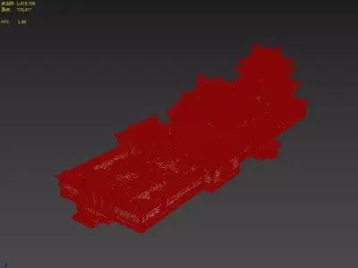  quadrangle courtyard 3D model