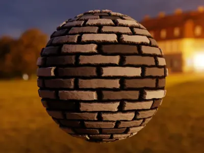 Realistic Brick Wall Texture - Procedural Blender Shader Texture