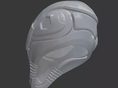 Sci Fi Helmet 2 3D Printable  3D print model