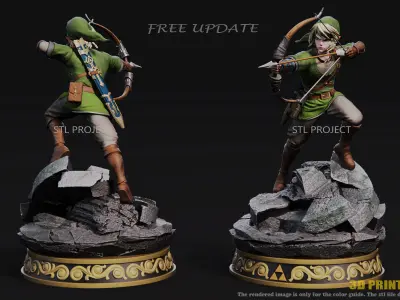 The Legend of Warrior 3D print model