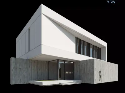 Modern Villa Design 020 3D model