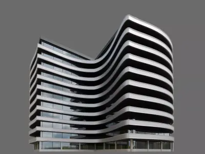 Office Building ID017 3D model