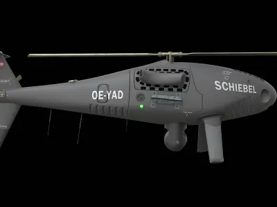  Schiebel Camcopter S100 UAV - Black 