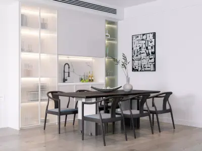 Modern decoration style 3D model