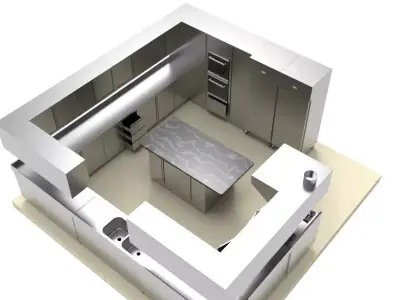 KITCHEN 17 3D model