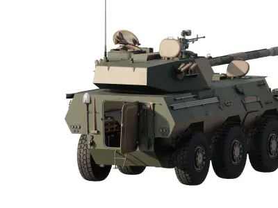 WZ-551  Chinese wheeled infantry fighting vehicle 3D model