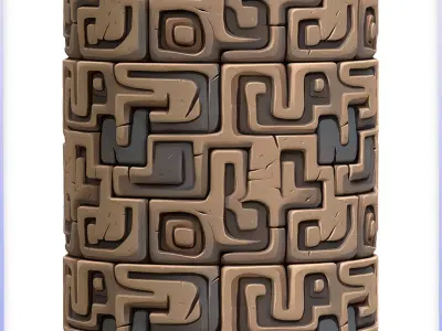 Stylized Wall Seamless Texture Texture 20