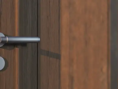 door wood PSL 3D model