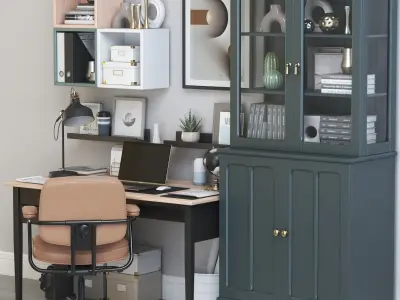 Office workplace 125 3D model