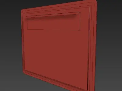 Deejay LED Mirror 900 x 700 mm 3D model