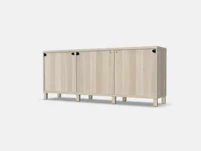 BESTA Storage combination with doors 38 Low-poly 3D model