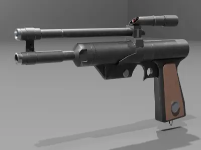 Boba Fett - The Book of Boba Fett Appearance  Low-poly 3D model