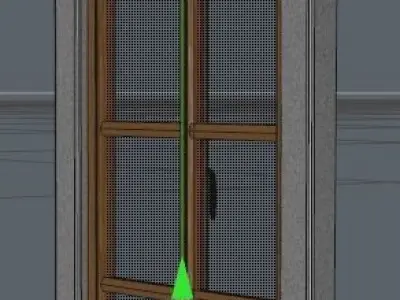 Single window 01 Free 3D model