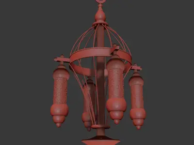 Street lighting 3D model