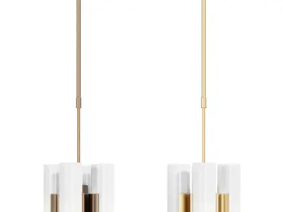UNIQUE SUSPENSION LAMP 3D model