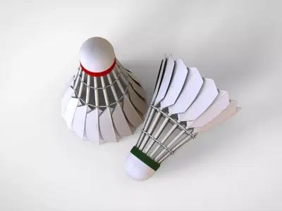 Badminton Shuttlecock Collection 3D Model Pack