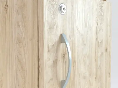 Wooden Cabinet 40 3D model