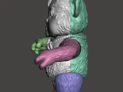STL File 3D Ewoks Nippet 3D Print Model 3D OBJ 3D print model 3D print model