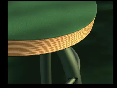 Stool for cafe 3D model