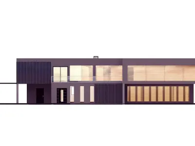 Concrete Villa 3D model