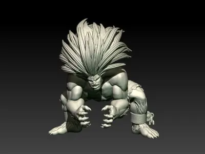 Street Fighter Blanka 3D print model