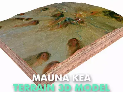 Mauna Kea Hawaii USA 3D model
