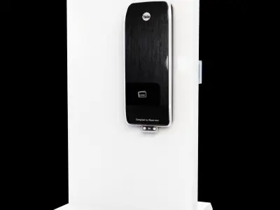 Large Digital Door Lock Low-poly 3D model YDR343 Yale Low-poly 3D model