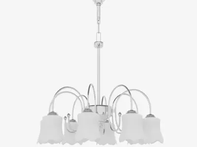 modern chandelier01 Low-poly 3D model
