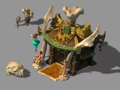 Xiqiao City - Bone House 21 3D model