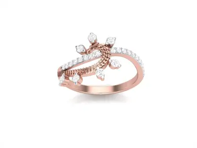 Delicate Ring - 6 3D print model