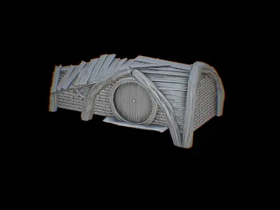 Hobbit Hole Fronts 3D print model