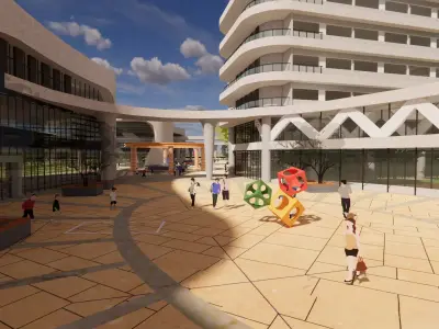 Homes and care center -A15 3D model