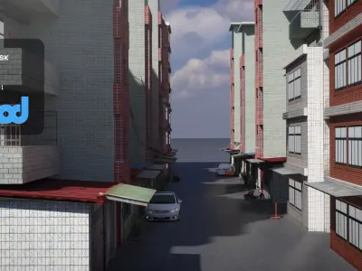 TW Street apartment 3D model