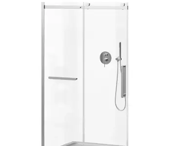 Shower corner and alcove door Vincea Como Soft 3D model