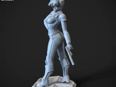 Overweight Gear Pilot 100mm and 32mm 3D print model