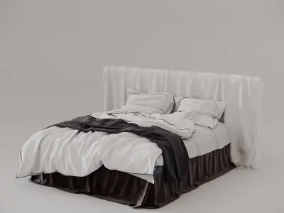 Copenaghen Bedroom C4D and Corona Renderer 3D model
