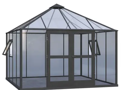 Winter Garden Set01 3D model